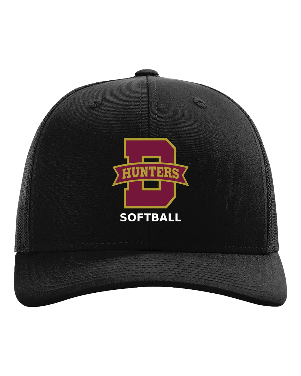 Denfeld Softball - Black Hat - Full Front