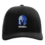 Brainerd Baseball - Black Hat - Full Front