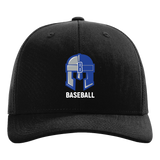 Brainerd Baseball - Black Hat - Full Front