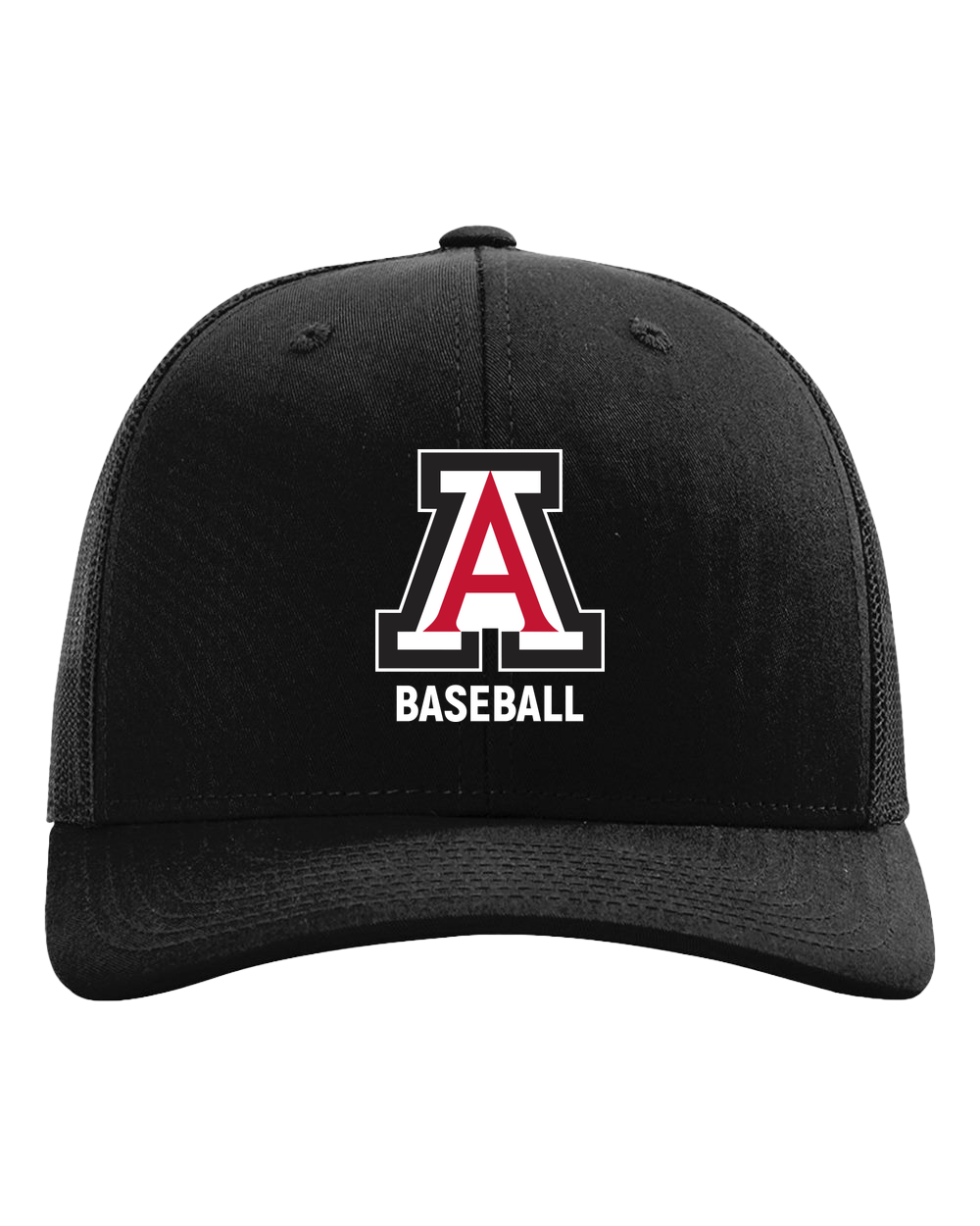 Amboy Baseball - Black Hat - Full Front