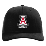 Amboy Baseball - Black Hat - Full Front