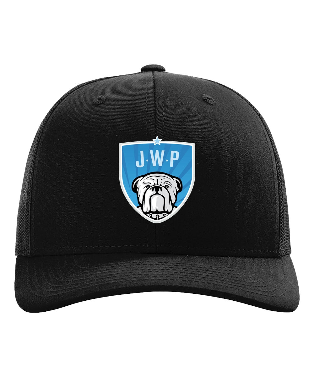 JWP Youth Baseball and Softball - Black Hat - Full Front