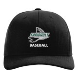 Faribault Baseball - Black Hat - Full Front