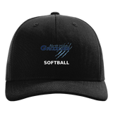North Woods Softball - Black Hat - Full Front