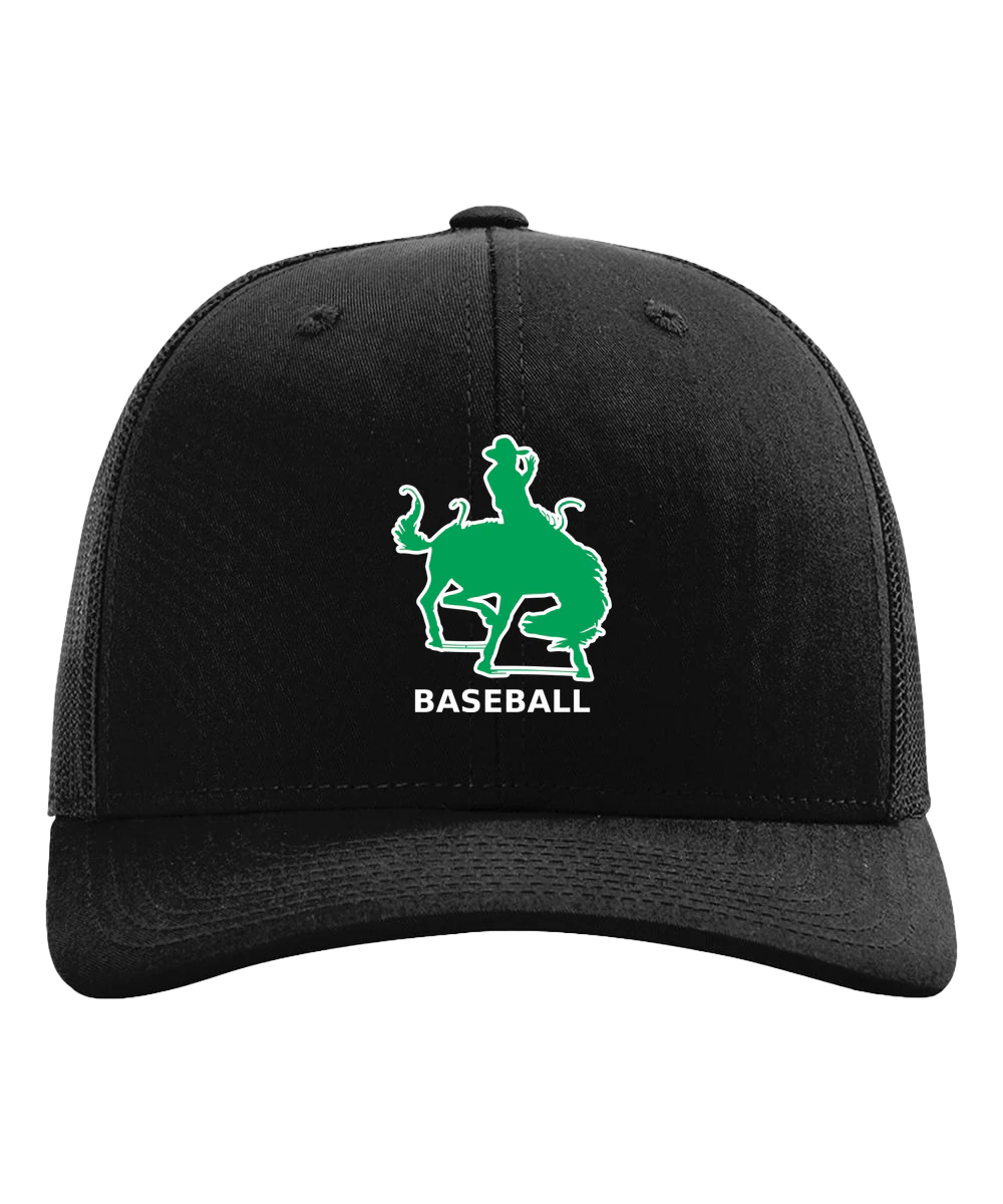Breckenridge Baseball - Black Hat - Full Front
