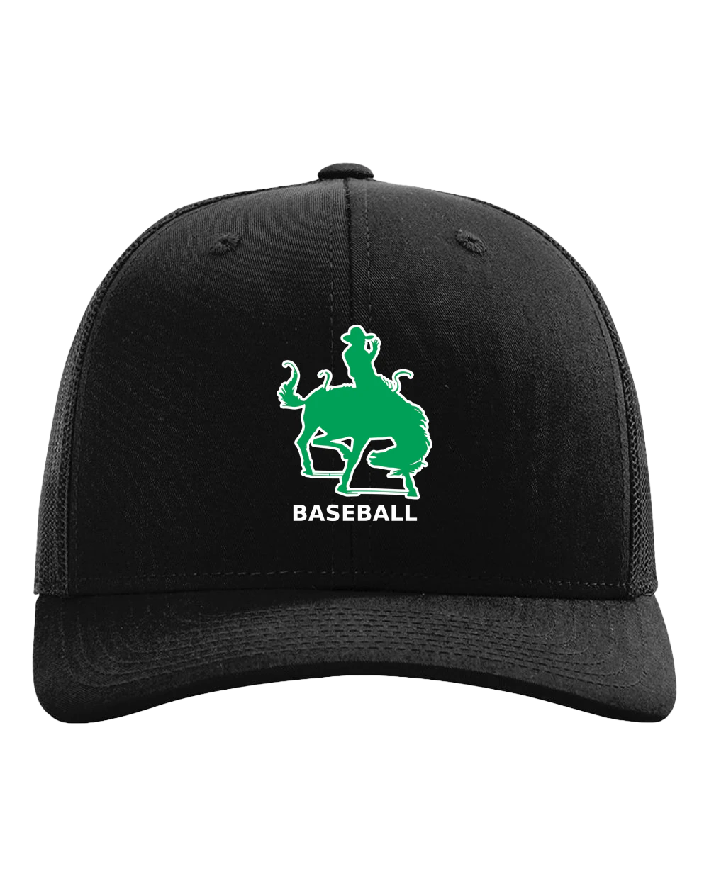 Breckenridge Baseball - Black Hat - Full Front