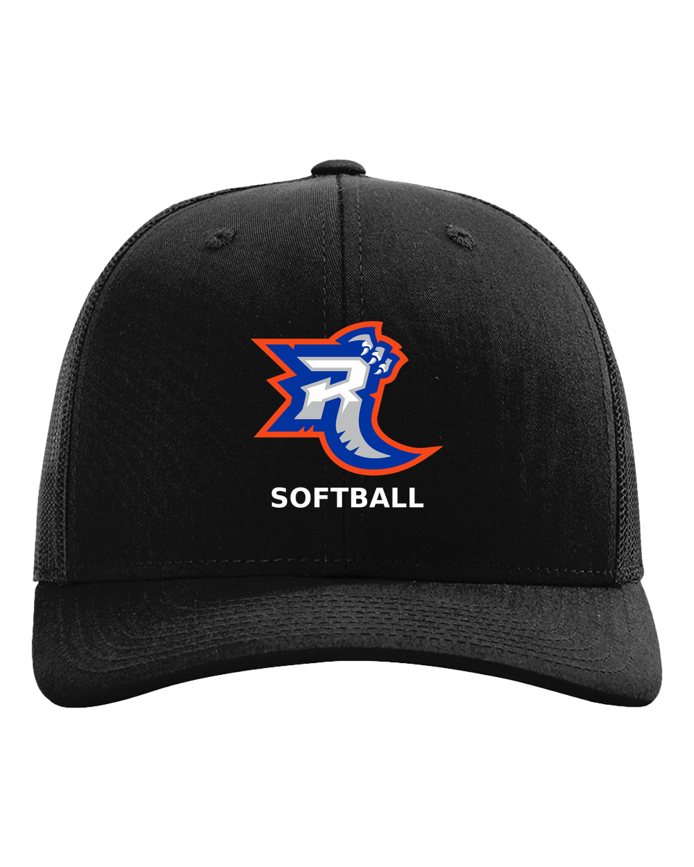Carlton Wrenshall Softball - Black Hat - Full Front
