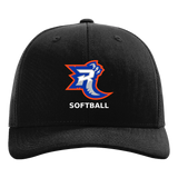 Carlton Wrenshall Softball - Black Hat - Full Front