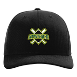 Atwater Baseball - Black Hat - Full Front