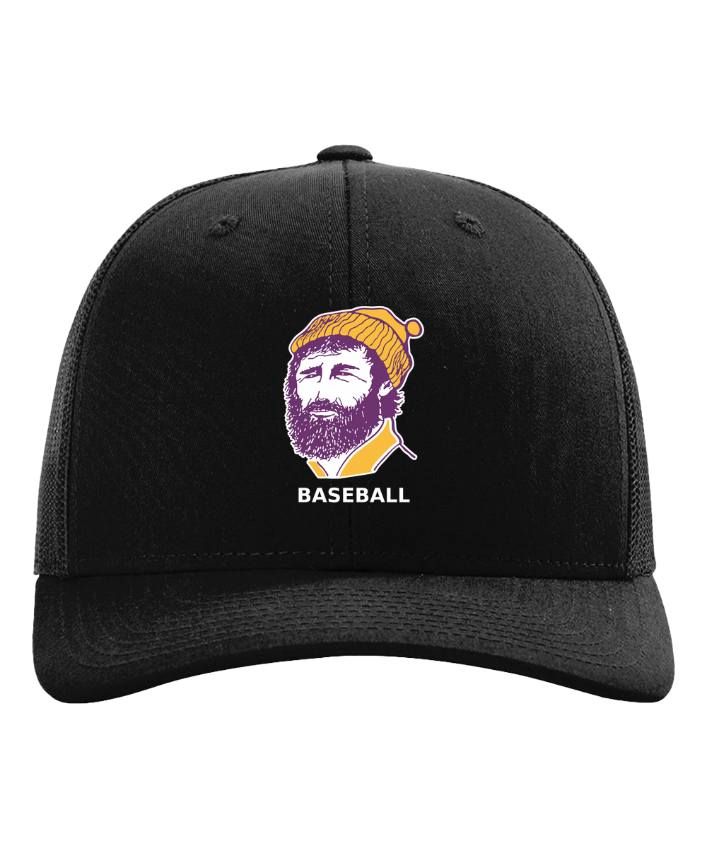 Cloquet Baseball - Black Hat - Full Front