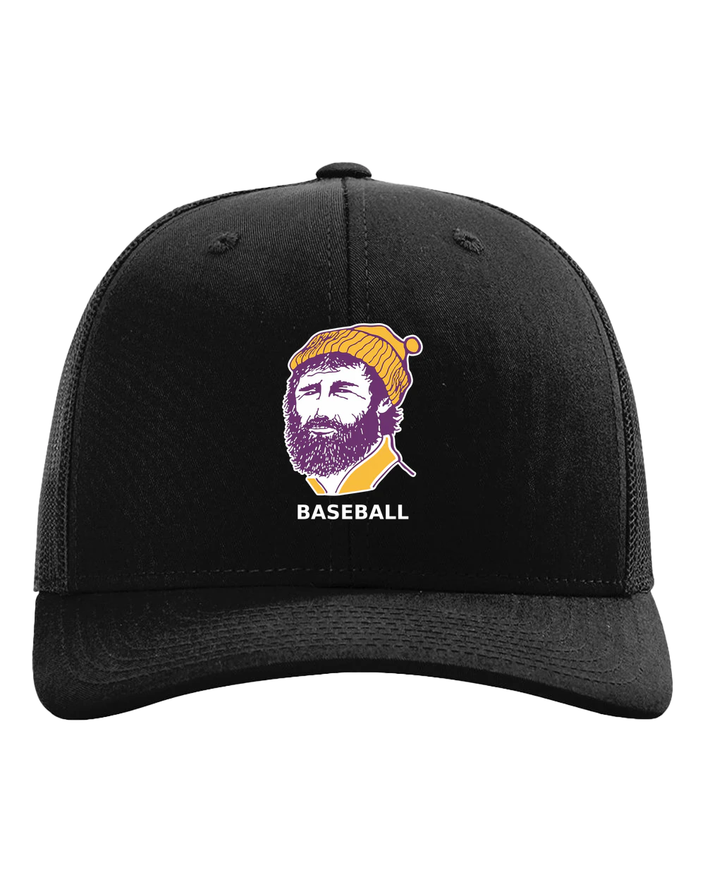 Cloquet Baseball - Black Hat - Full Front