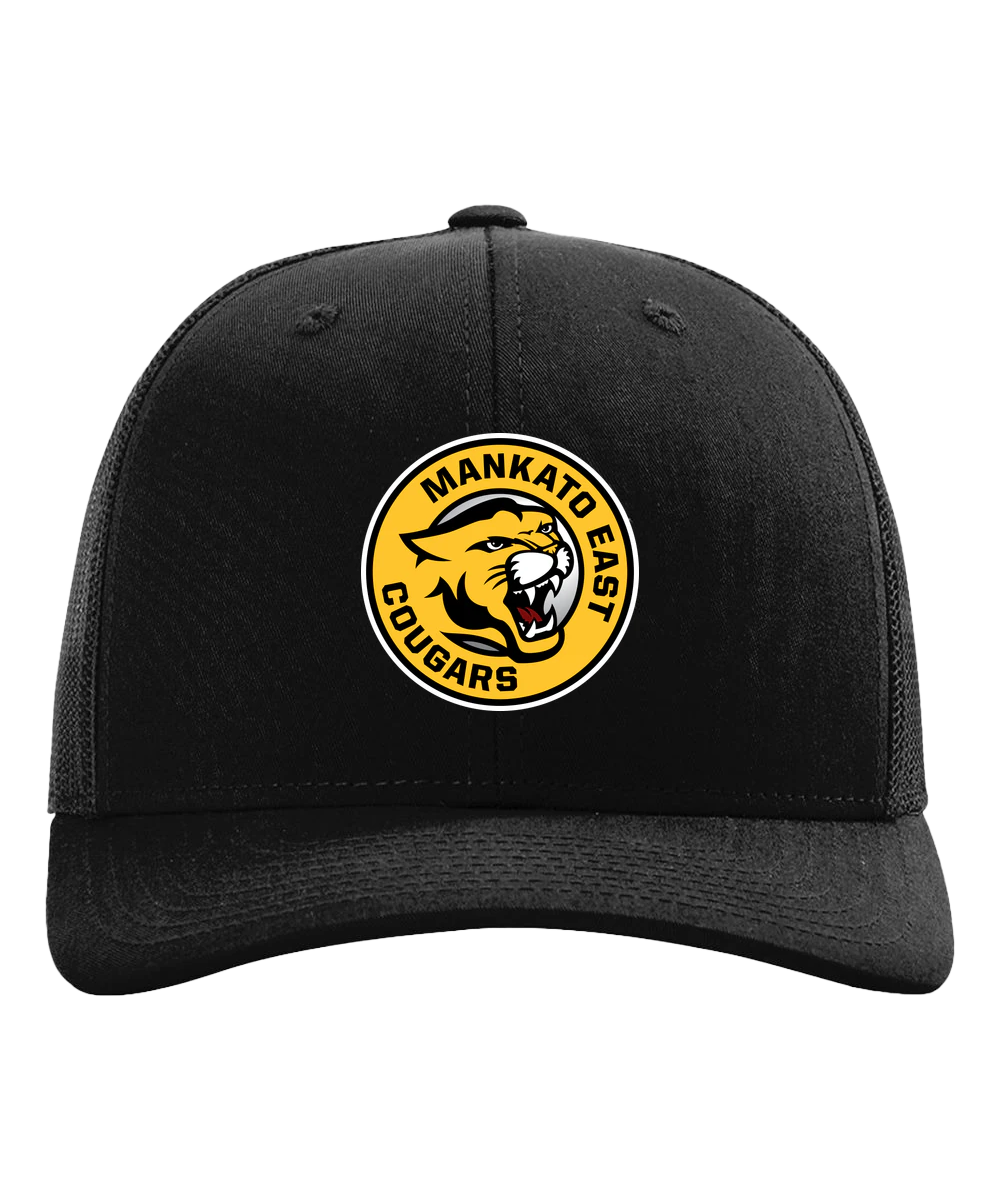 Mankato East Spring - Black Hat - Full Front