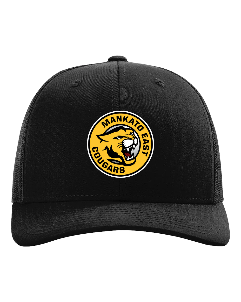 Mankato East Spring - Black Hat - Full Front
