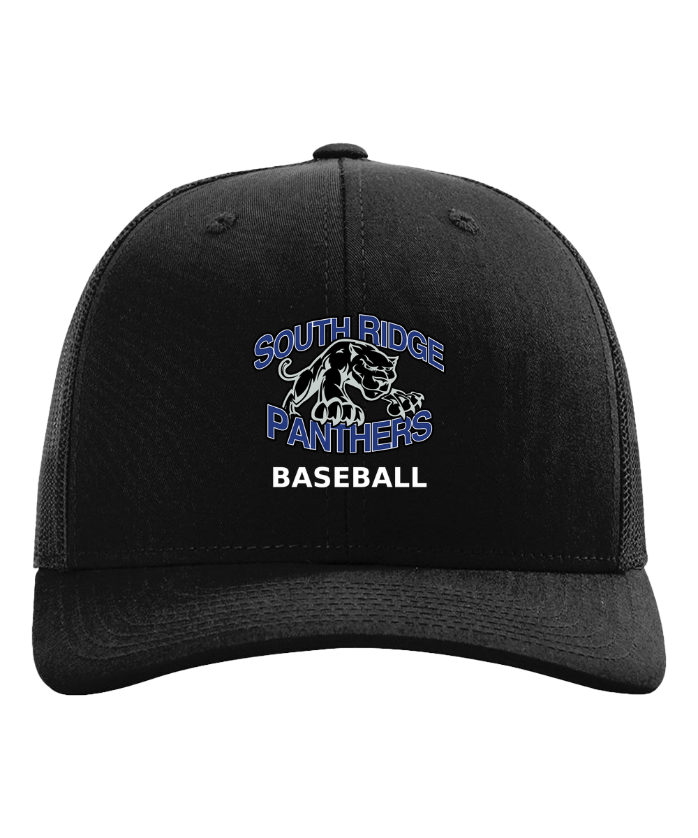 South Ridge Baseball - Black Hat - Full Front