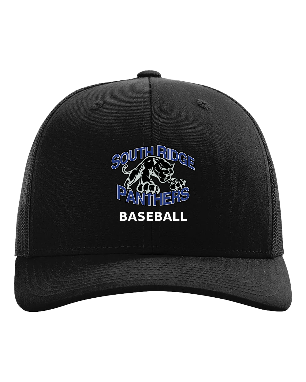 South Ridge Baseball - Black Hat - Full Front