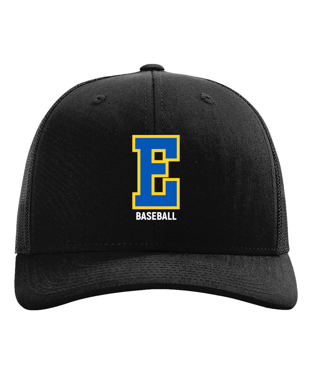 Esko Baseball - Black Hat - Full Front