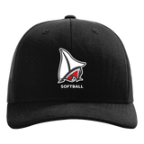Detroit Lakes Softball - Black Hat - Full Front