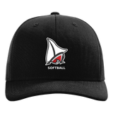 Detroit Lakes Softball - Black Hat - Full Front