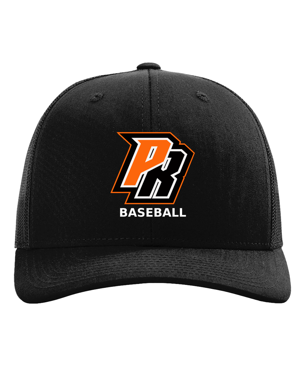 Park Rapids Baseball - Black Hat - Full Front