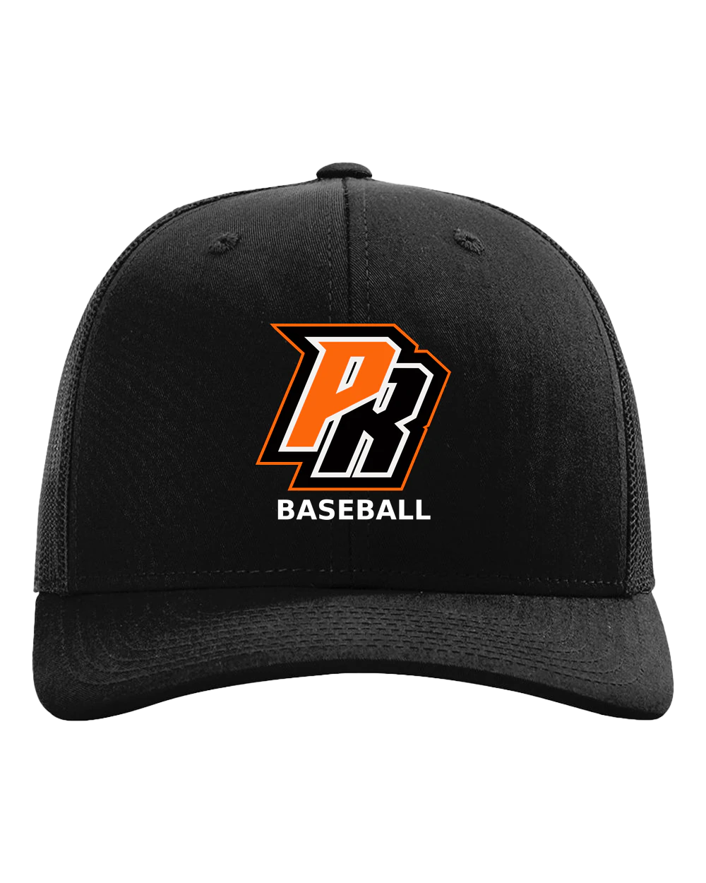Park Rapids Baseball - Black Hat - Full Front