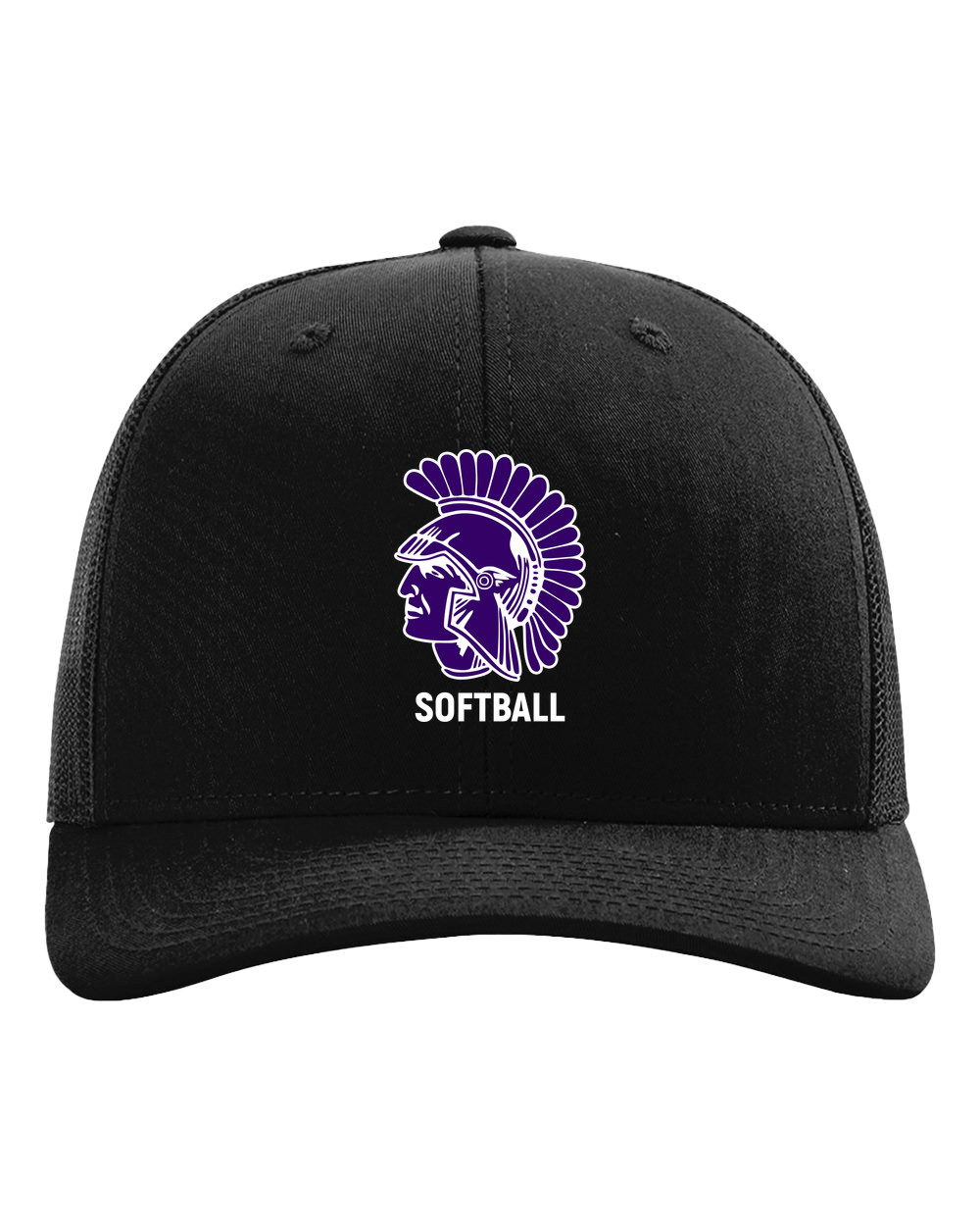 Barnesville Softball - Black Hat - Full Front
