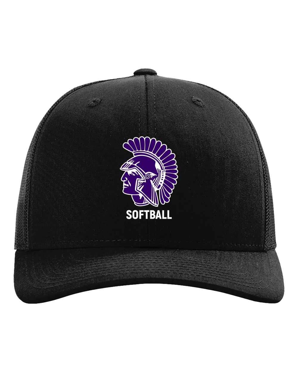 Barnesville Softball - Black Hat - Full Front