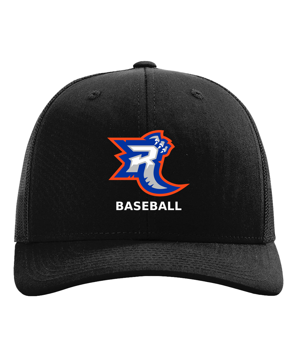 Carlton Wrenshall Baseball - Black Hat - Full Front