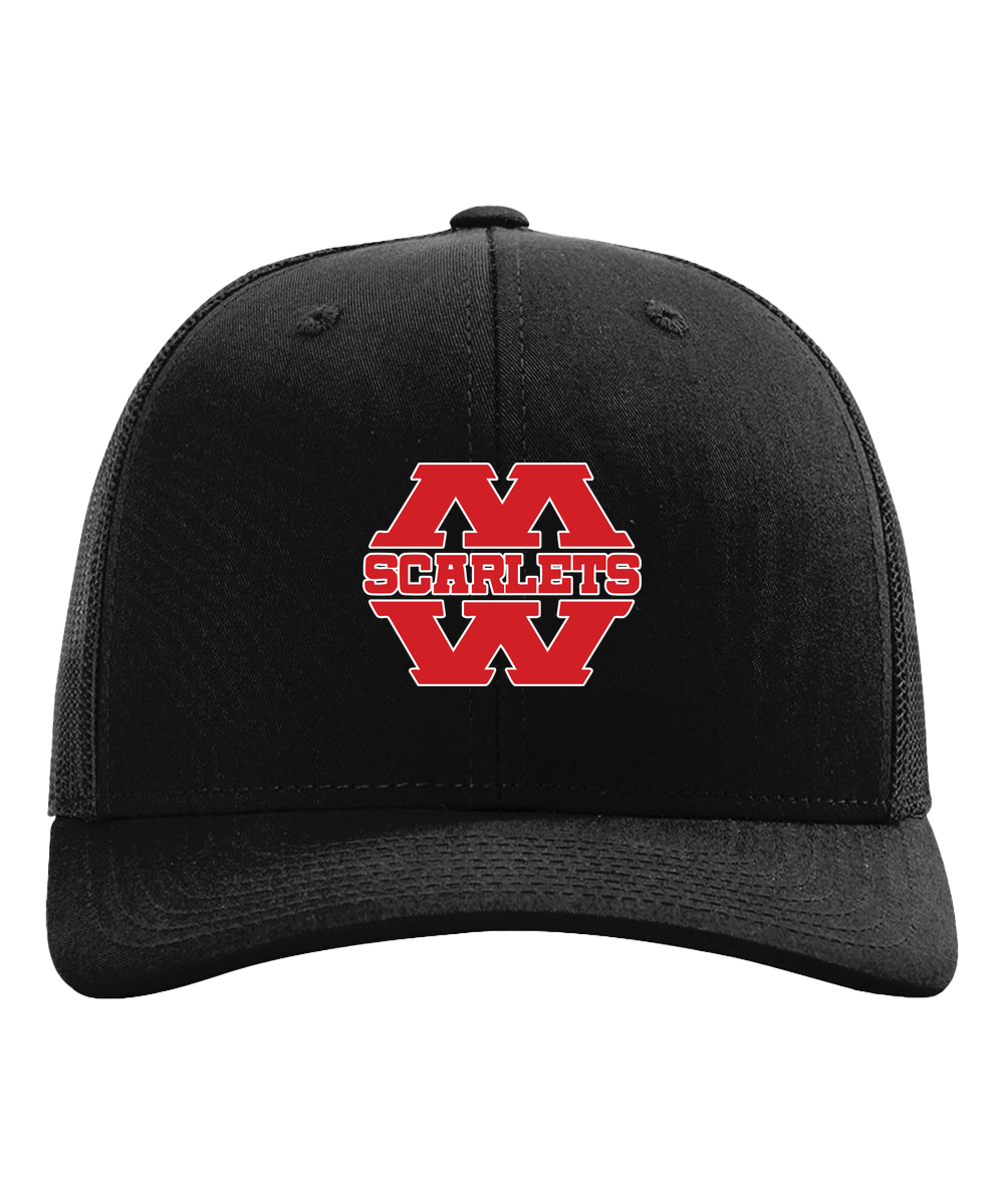 Mankato West Track - Black Hat - Full Front