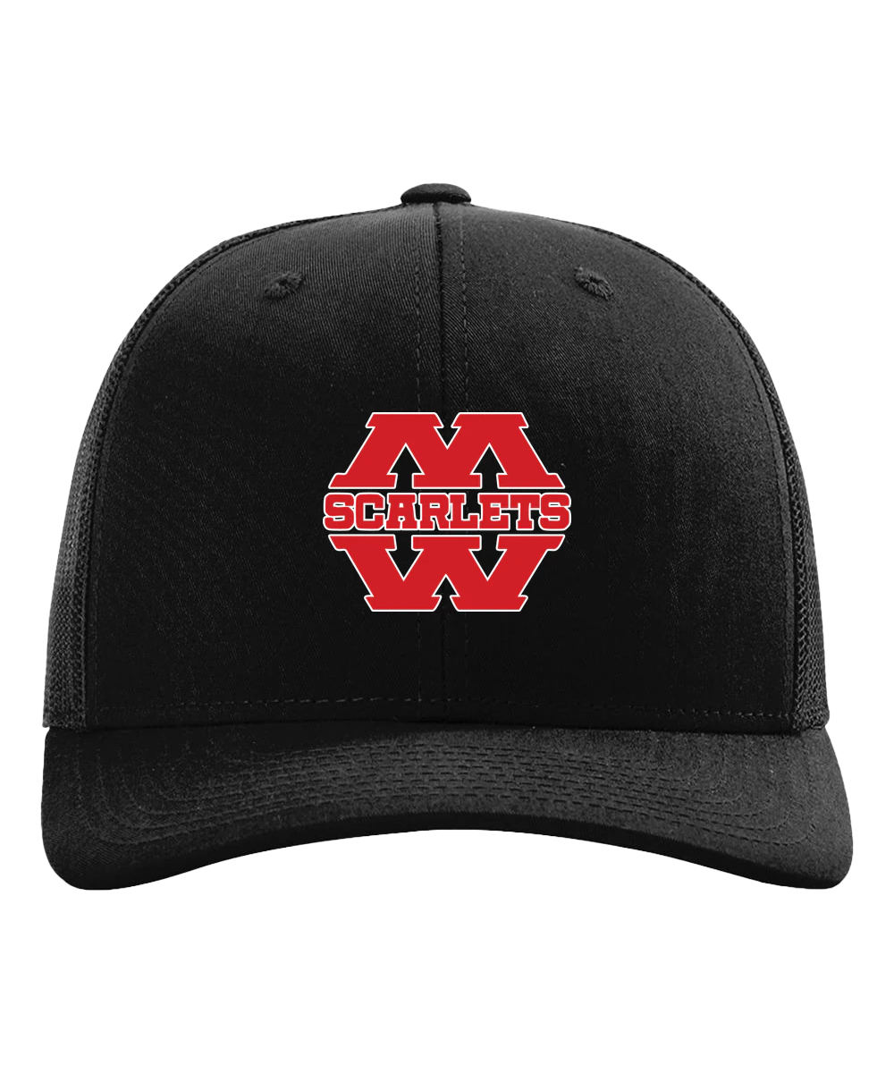 Mankato West Track - Black Hat - Full Front