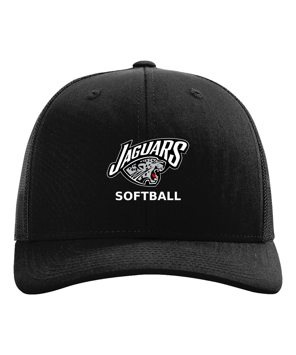 Hinckley Finlayson Softball - Black Hat - Full Front