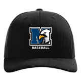 New York Mills Baseball - Black Hat - Full Front