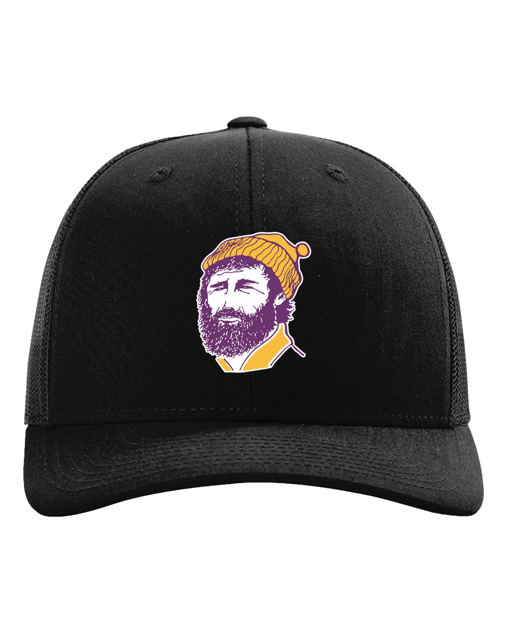 Cloquet Baseball and Softball - Black Hat - Full Front