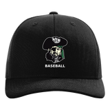 Waterville-Elysian-Morristown Baseball - Black Hat - Full Front