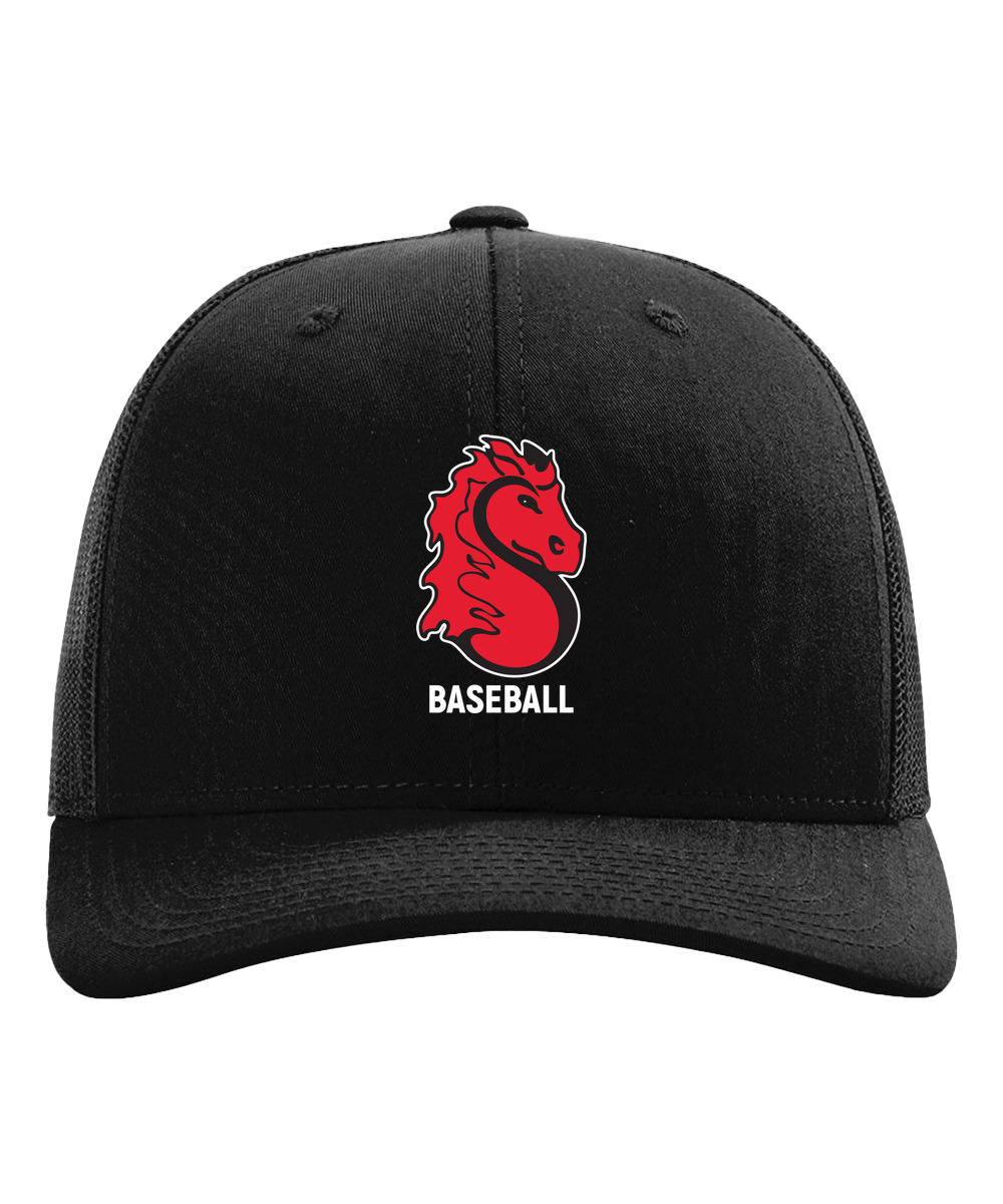 Stillwater Baseball - Black Hat - Full Front