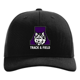 Albany Track & Field - Black Hat - Full Front