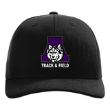 Albany Track & Field - Black Hat - Full Front