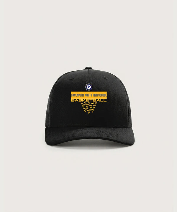 Davenport North High School Basketball Team Store - Black Hat