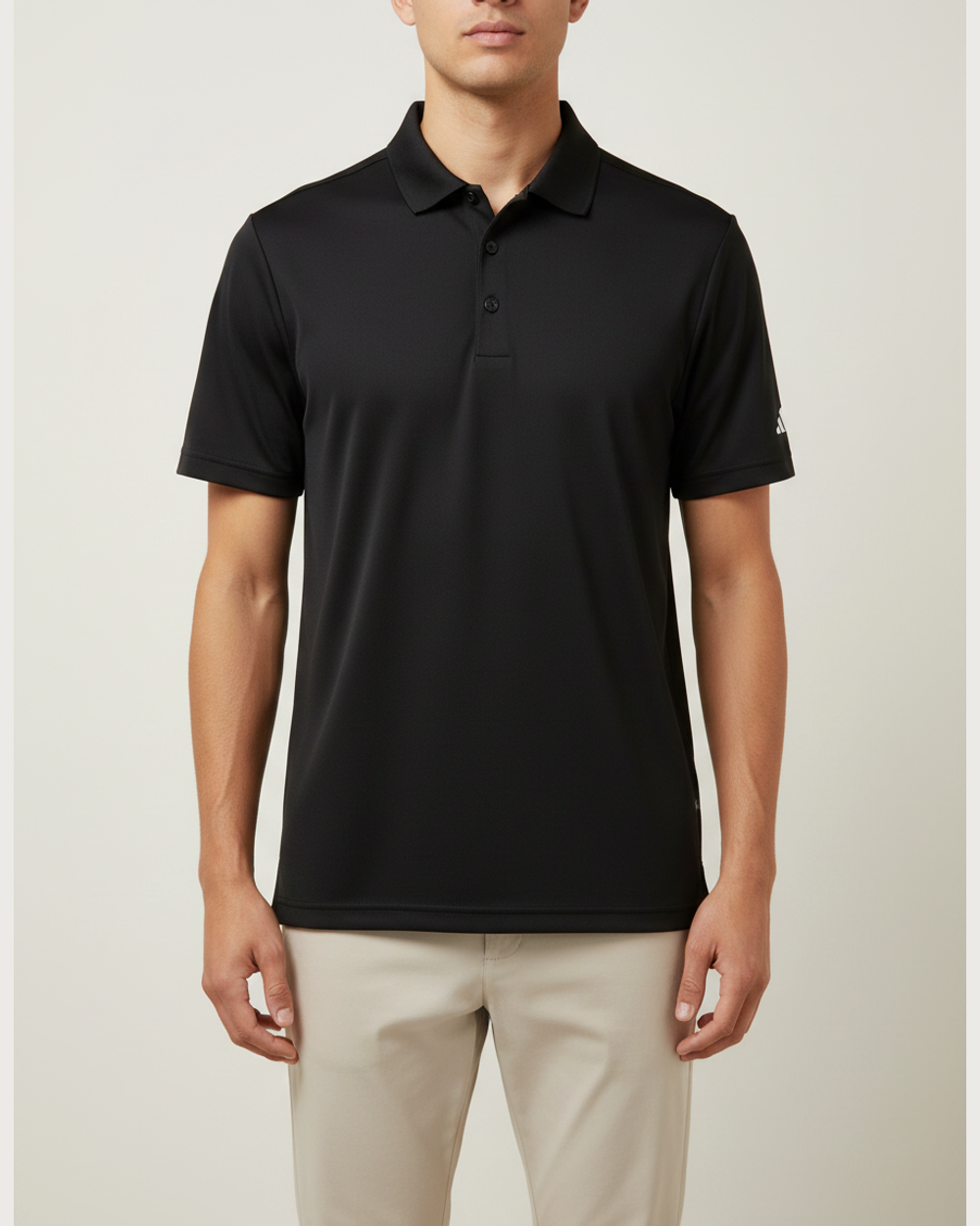 Notre Dame High School Team Store - Black Polo - Left Chest (model)