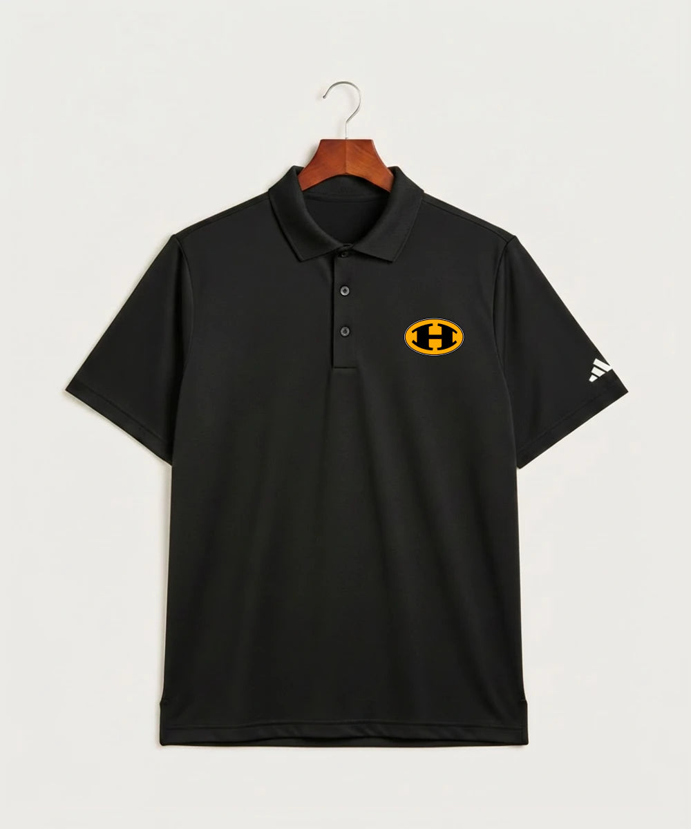 Hutchinson High School Football (Boys) - Black Polo - Left Chest