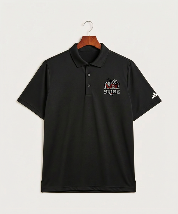 Yellow Medicine East High School Athletics - Black Polo - Left Chest
