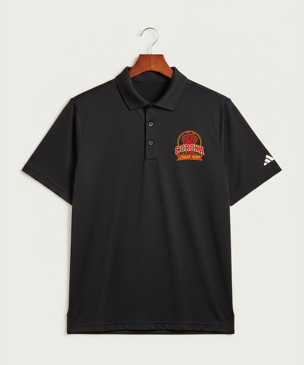 Corona Senior High School Cheer - Black Polo - Left Chest