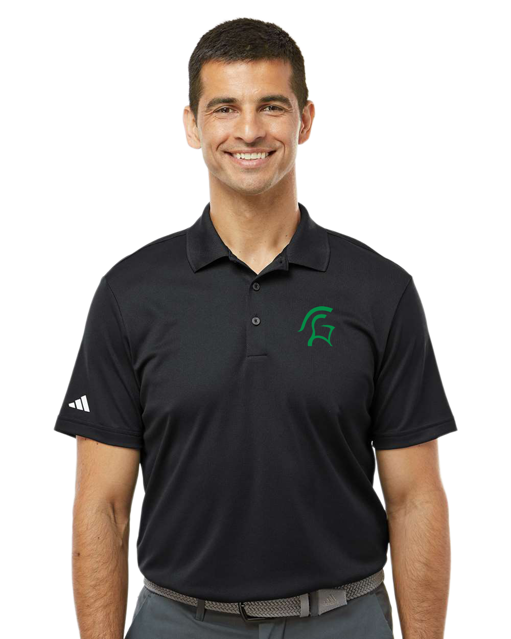 La Crescent-Hokah Football - Black Polo - Left Chest