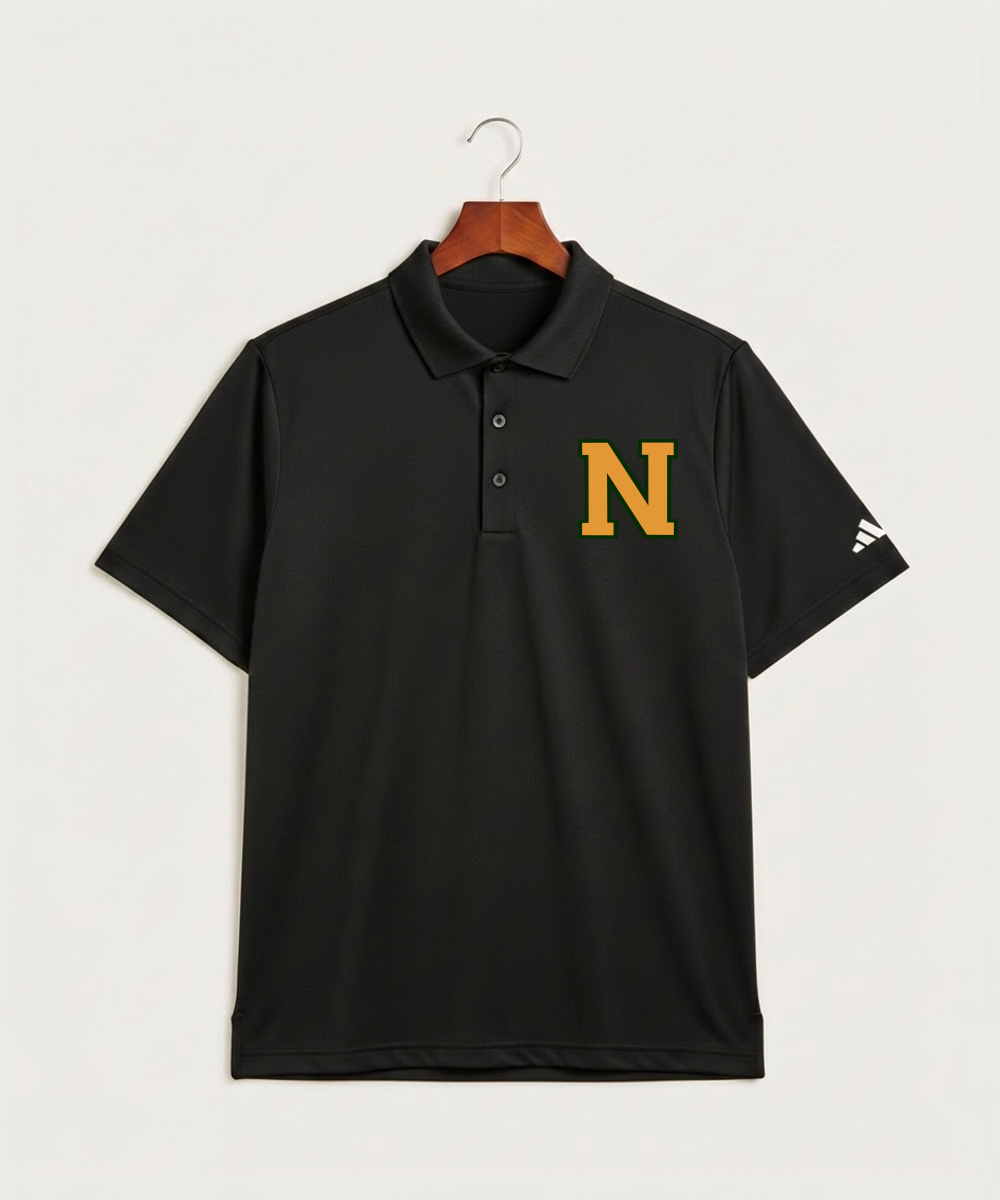 Nevis High School Volleyball (Girls) - Black Polo - Left Chest