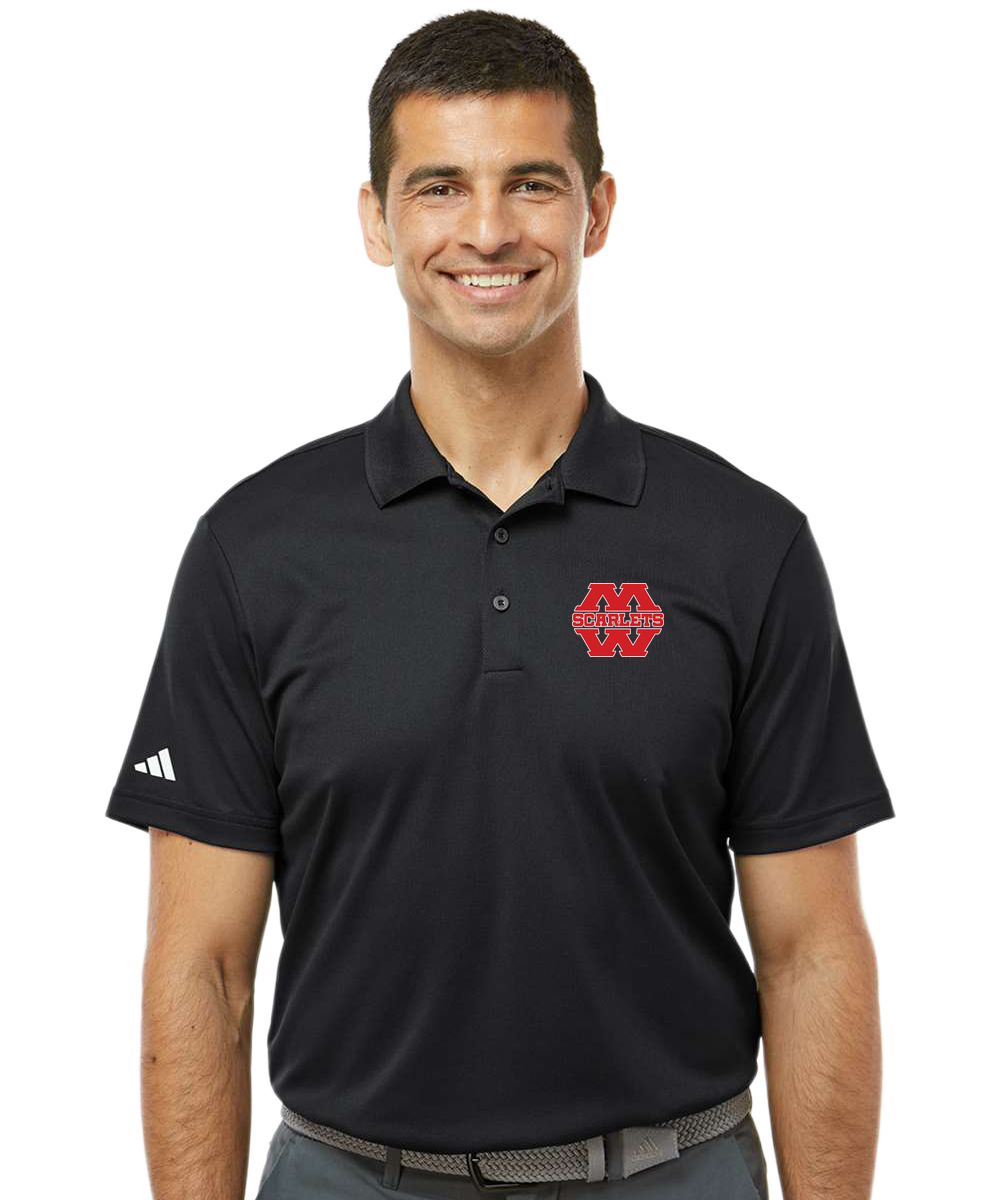 Mankato West Track - Black Polo - Left Chest