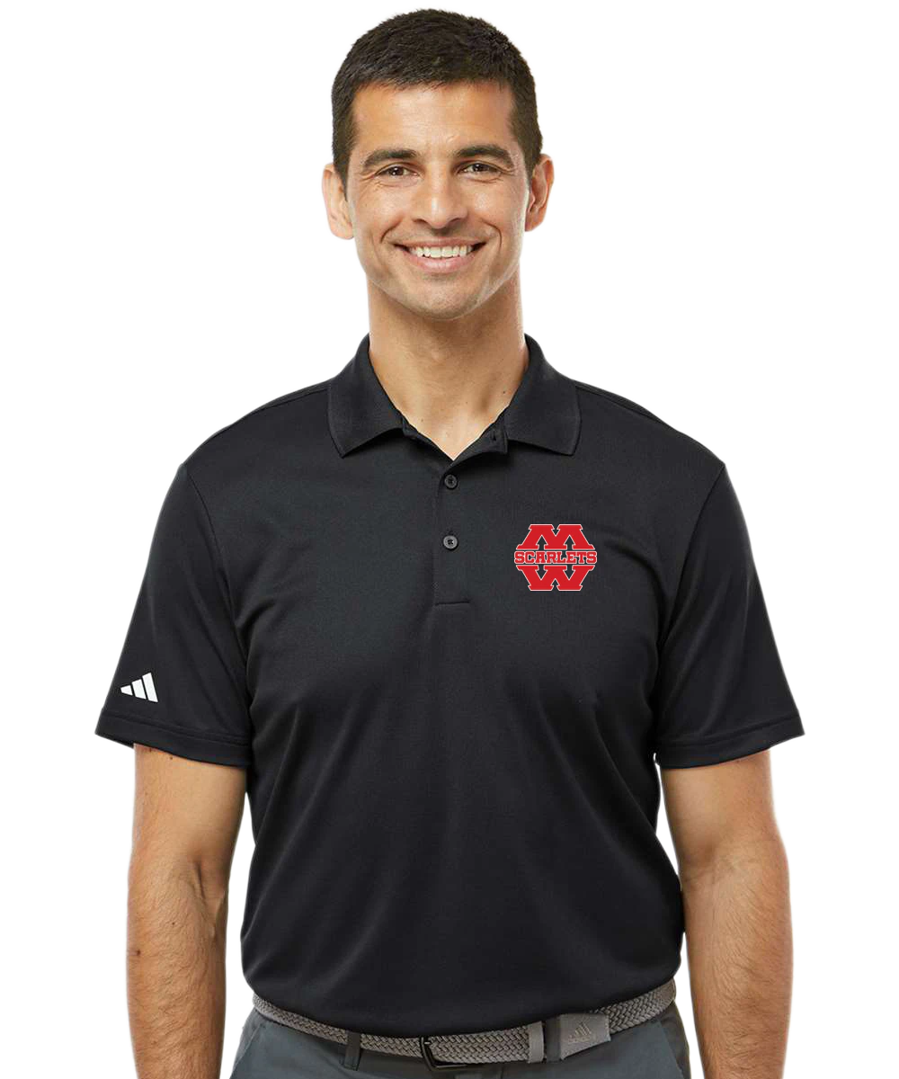 Mankato West Track - Black Polo - Left Chest