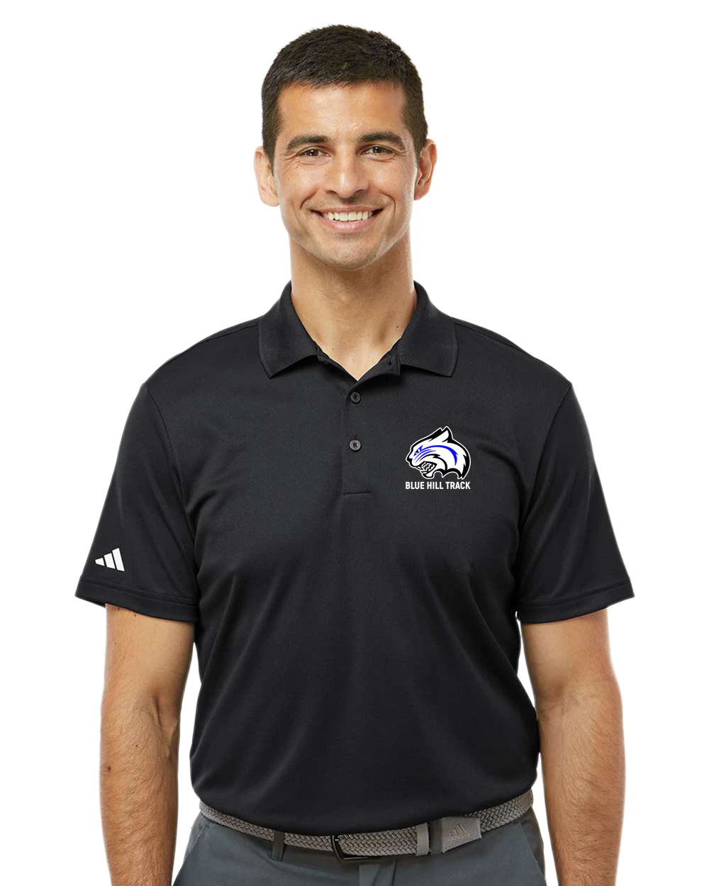 Blue Hill High School - Black Polo - Left Chest