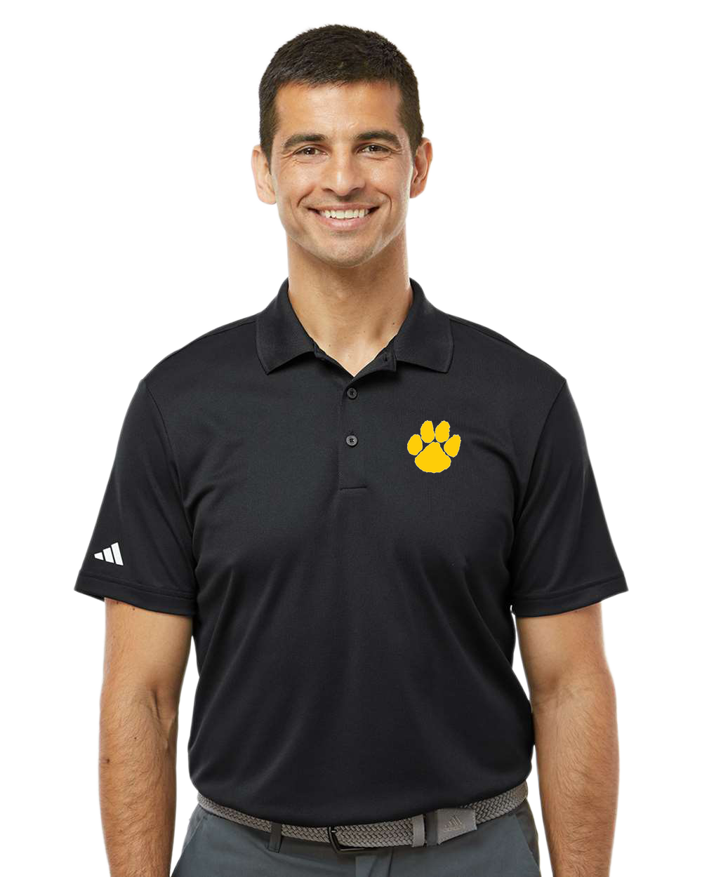 PEM Football - Black Polo - Left Chest