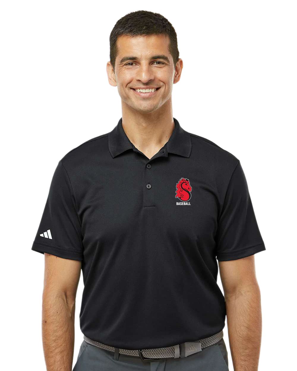 Stillwater Baseball - Black Polo - Left Chest