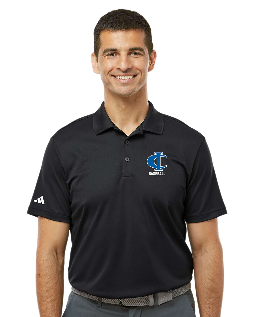 Cambridge Isanti Baseball - Black Polo - Left Chest