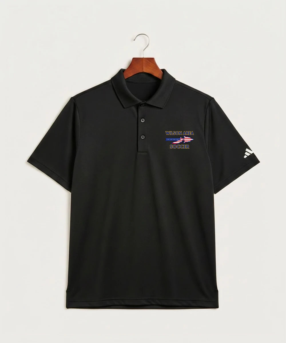 Wilson Area School Soccer Soccer - Black Polo - Left Chest